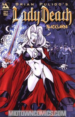 Brian Pulidos Lady Death Blacklands #1/2 Premium Cvr