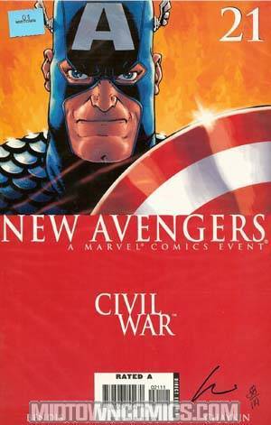 New Avengers #21 DF Signed By Howard Chaykin (Civil War Tie-In)