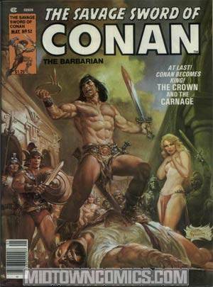 Savage Sword Of Conan Magazine #52