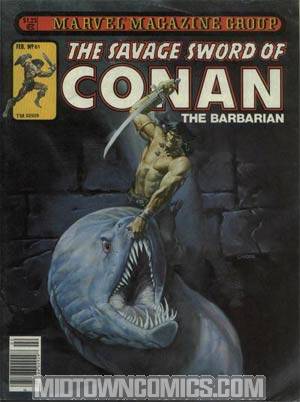 Savage Sword Of Conan Magazine #61