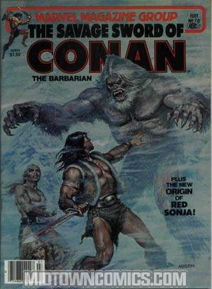 Savage Sword Of Conan Magazine #78