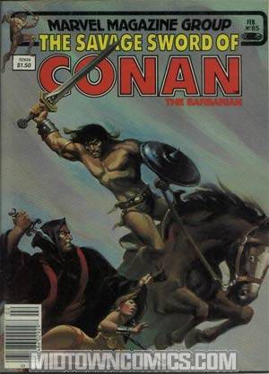 Savage Sword Of Conan Magazine #85