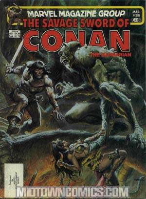 Savage Sword Of Conan Magazine #86
