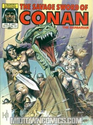 Savage Sword Of Conan Magazine #107