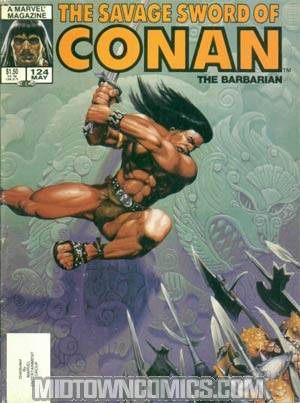 Savage Sword Of Conan Magazine #124