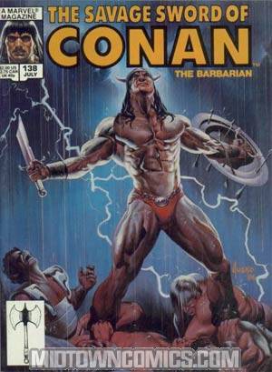 Savage Sword Of Conan Magazine #138