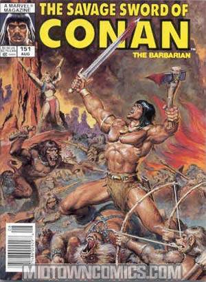 Savage Sword Of Conan Magazine #151