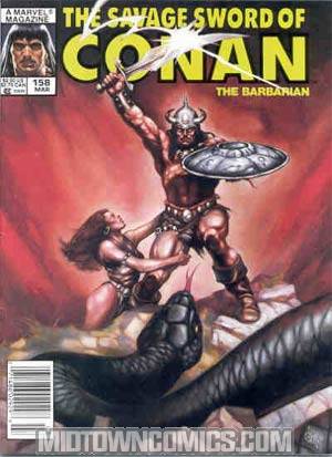Savage Sword Of Conan Magazine #158