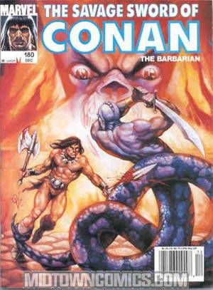 Savage Sword Of Conan Magazine #180