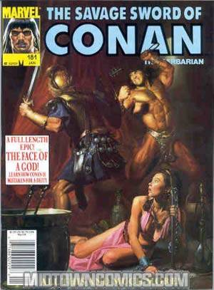 Savage Sword Of Conan Magazine #181