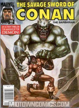 Savage Sword Of Conan Magazine #185