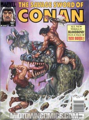 Savage Sword Of Conan Magazine #187