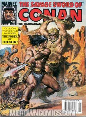 Savage Sword Of Conan Magazine #188
