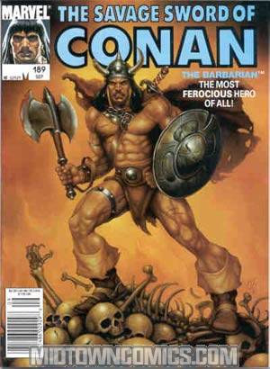 Savage Sword Of Conan Magazine #189