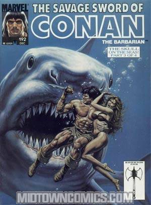 Savage Sword Of Conan Magazine #192