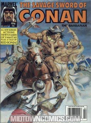Savage Sword Of Conan Magazine #194