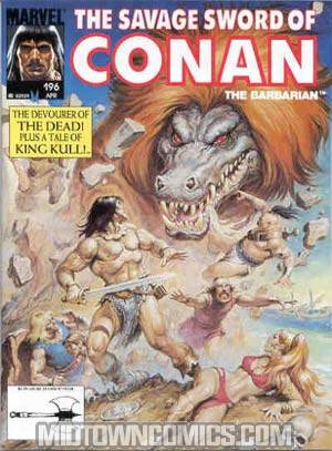 Savage Sword Of Conan Magazine #196