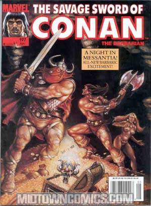 Savage Sword Of Conan Magazine #197