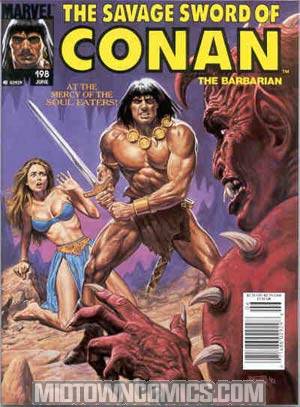 Savage Sword Of Conan Magazine #198