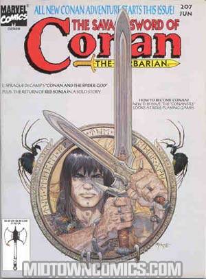 Savage Sword Of Conan Magazine #207