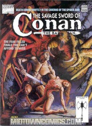 Savage Sword Of Conan Magazine #210