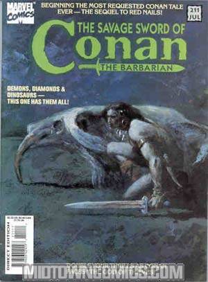 Savage Sword Of Conan Magazine #211