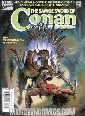 Savage Sword Of Conan Magazine #214