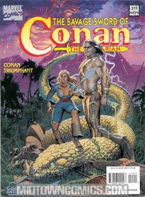 Savage Sword Of Conan Magazine #215