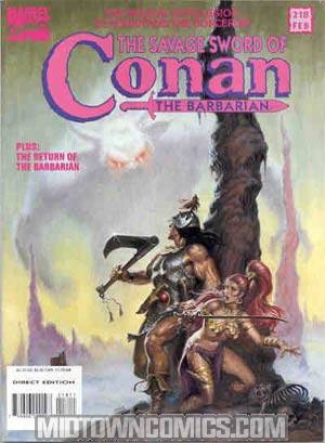 Savage Sword Of Conan Magazine #218