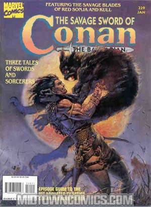 Savage Sword Of Conan Magazine #229