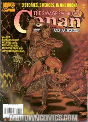 Savage Sword Of Conan Magazine #230