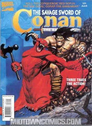 Savage Sword Of Conan Magazine #231