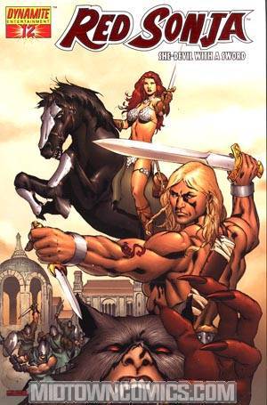 Red Sonja Vol 4 #12 Cover E Fiery Red Foil High End Ed
