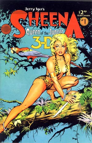 Sheena 3-D Special #1 Cover A With Glasses