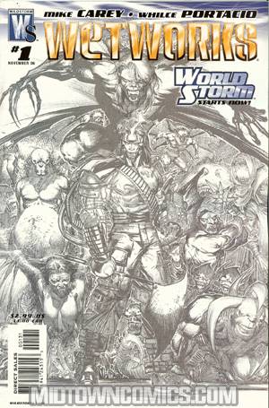 Wetworks Vol 2 #1 Cover C Incentive Whilce Portacio Sketch Variant Cover