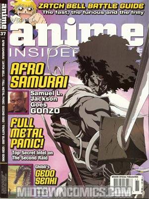 Wizard Anime Insider #37 Afro Samurai Cvr