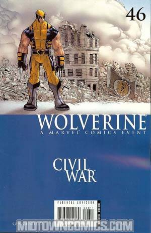 Wolverine Vol 3 #46 (Civil War Tie-In)