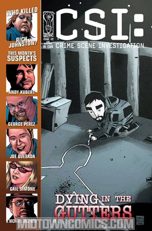 CSI Dying In The Gutters #2 Incentive Suspect Jim Mahfood Cover