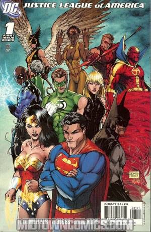 Justice League Of America Vol 2 #1 Cover G DF Signed By Michael Turner