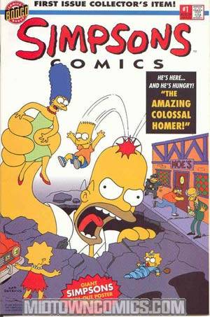 Simpsons Comics #1 Cover A With Poster