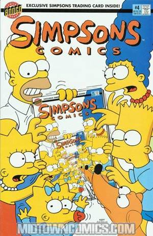 Simpsons Comics #4 Cover A With Card