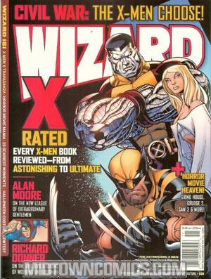 Wizard Comics Magazine #181 Civil War X-Men Cvr