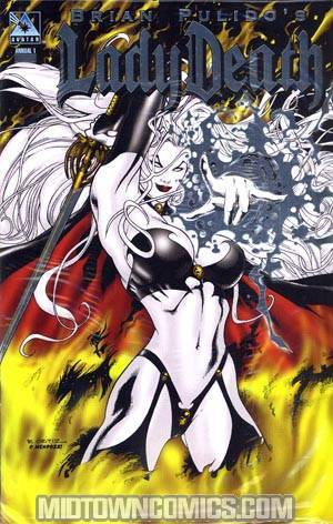 Brian Pulidos Lady Death Annual #1 Platinum Foil Ed