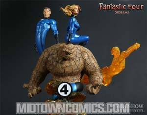 Fantastic Four Diorama Statue