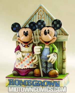 Disney Traditions American Gothic Mickey & Minnie Figurine