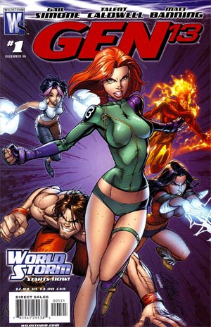 Gen 13 Vol 4 #1 Cover B Incentive J Scott Campbell Variant Cover