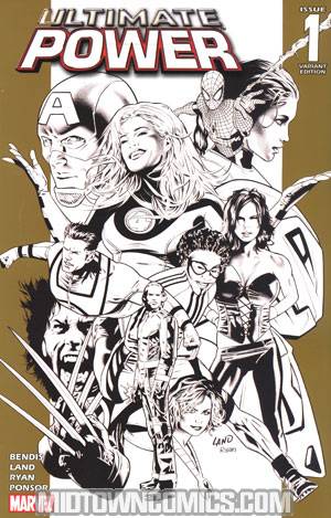 Ultimate Power #1 Incentive Ink Variant Cover