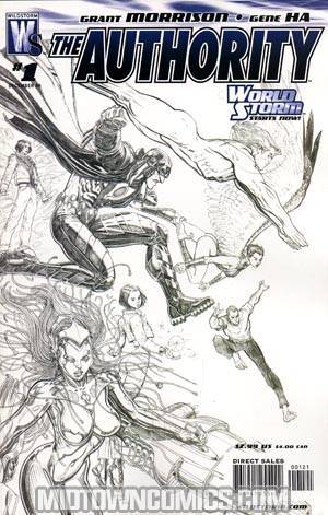 Authority Vol 4 #1 Cover C Incentive Arthur Adams Sketch Variant Cover