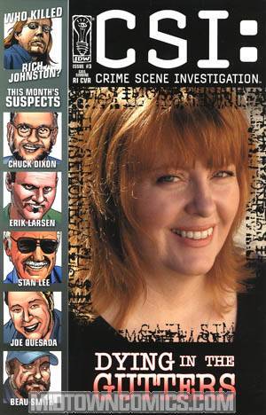 CSI Dying In The Gutters #3 Incentive Suspect Gail Simone Cover