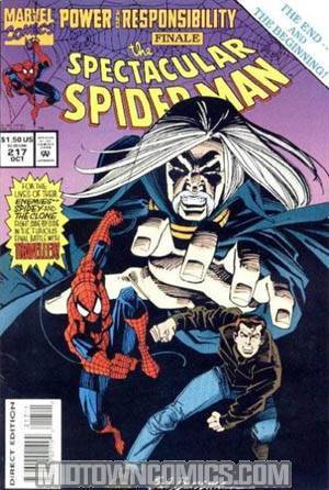 Spectacular Spider-Man #217 Cover B Newsstand Edition